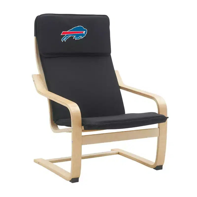 Chaise d'appoint en bois courbé