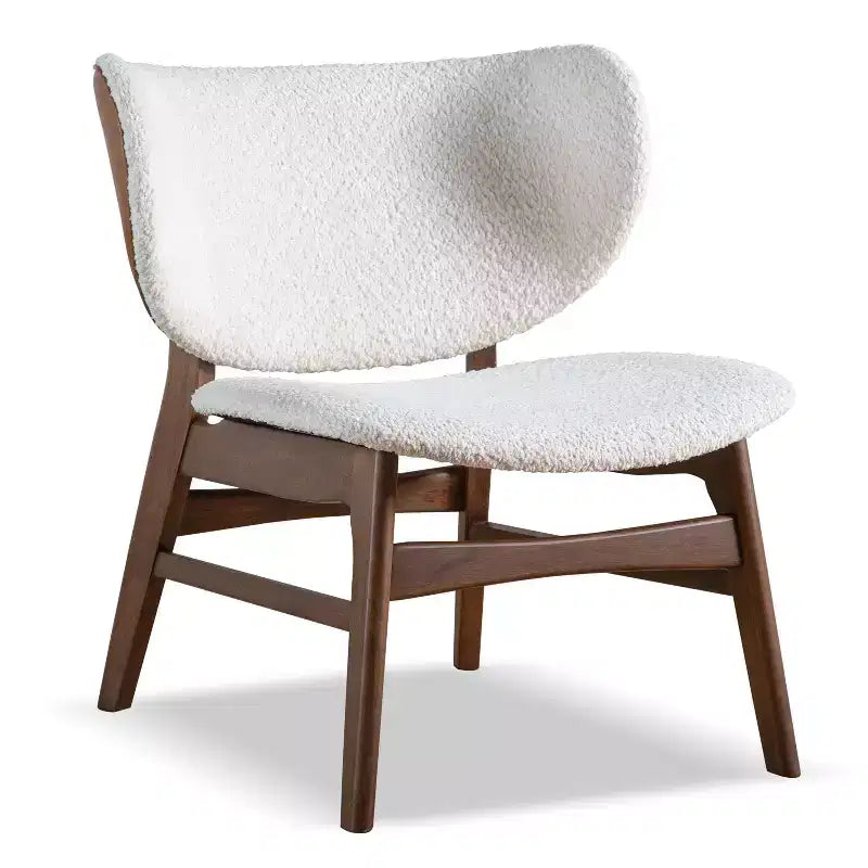 Ensemble table d'appoint et chaise Century Modern Accent Noyer