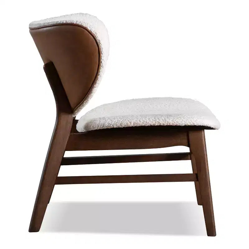 Ensemble table d'appoint et chaise Century Modern Accent Noyer