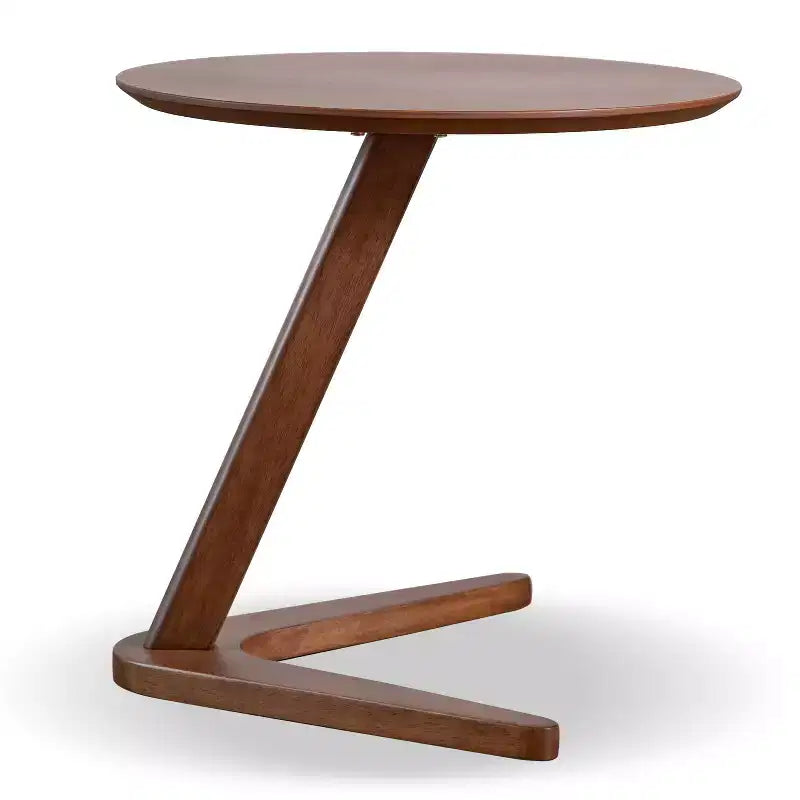 Ensemble table d'appoint et chaise Century Modern Accent Noyer