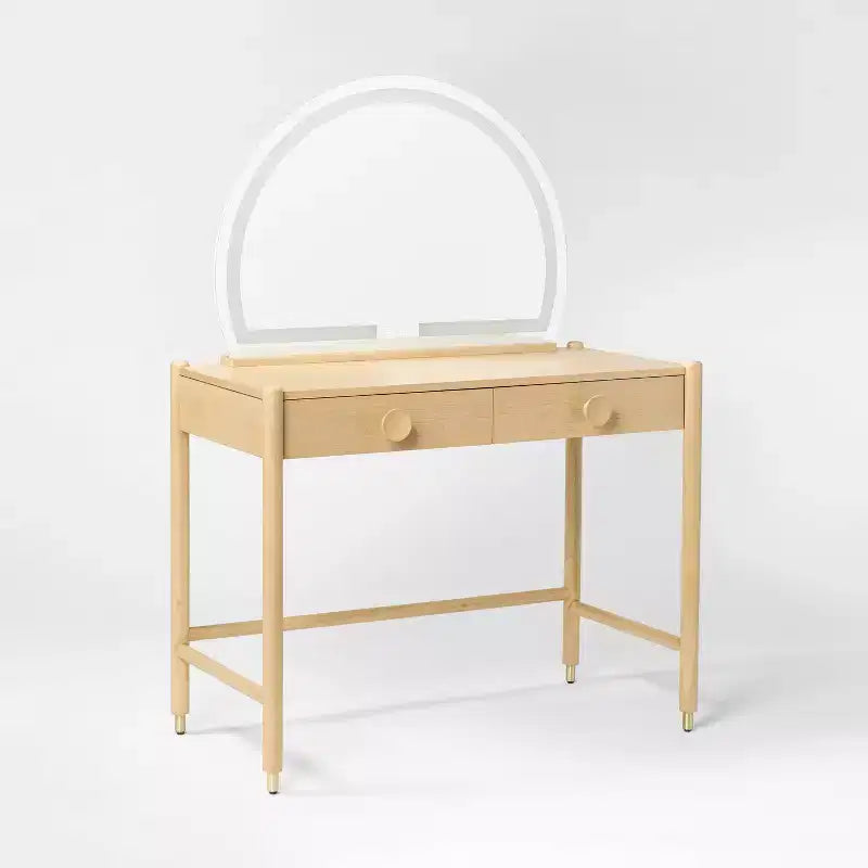 Vanity with Light Up Mirror Storage Drawers and Power Strip - Threshold™ designed with Studio McGee
