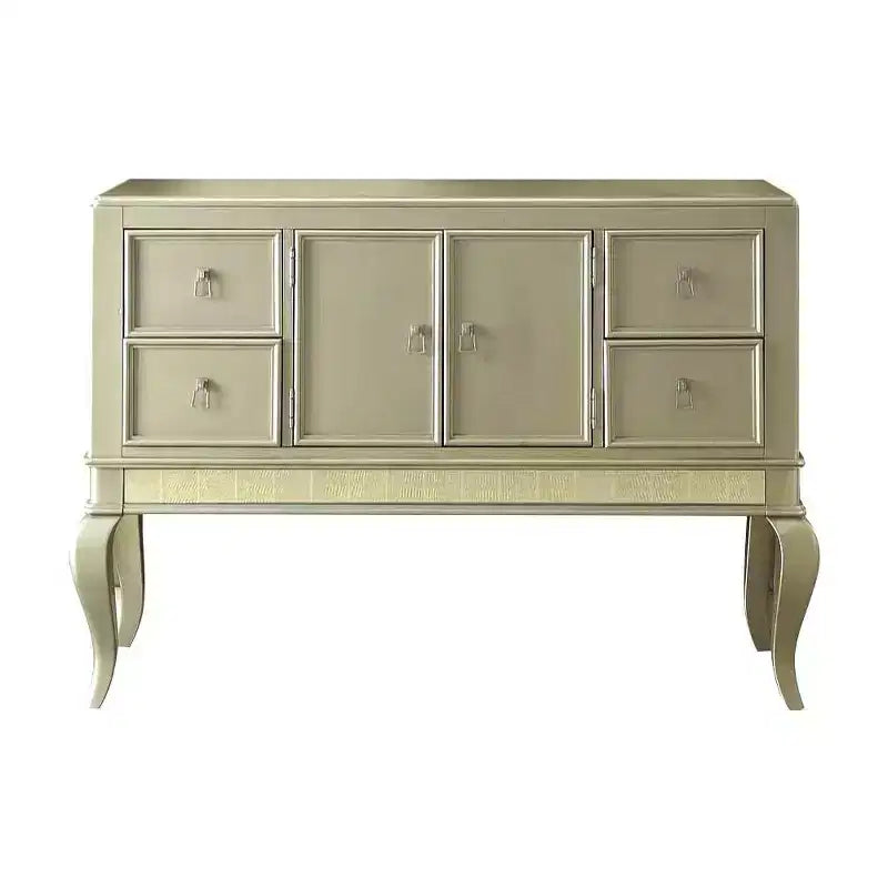 Armoire de rangement décorative couleur champagne