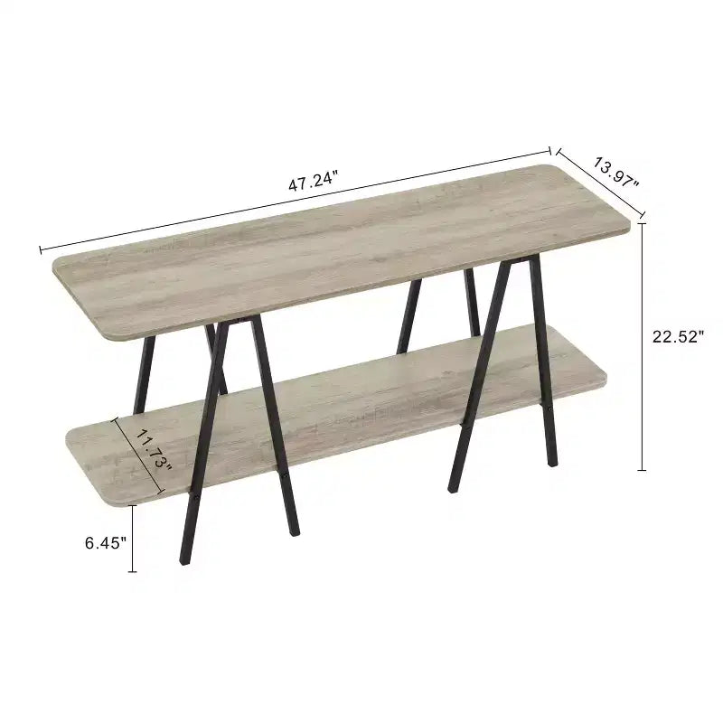 Buffet moderne gris rustique
