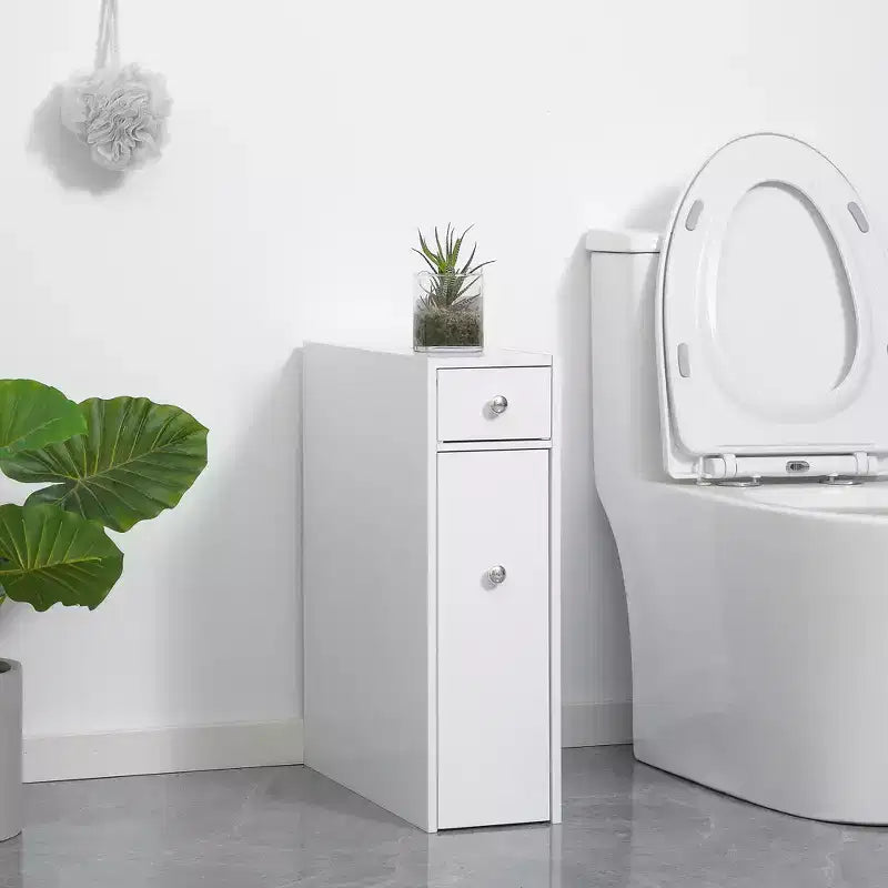 Organisateur de salle de bain sur pied, gain de place, rangement étroit