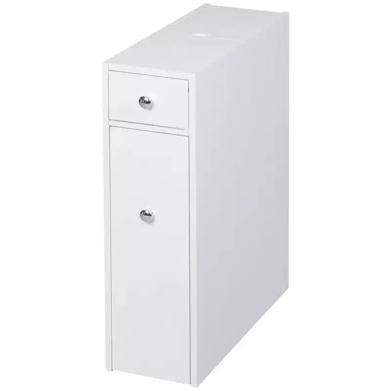 Organisateur de salle de bain sur pied, gain de place, rangement étroit