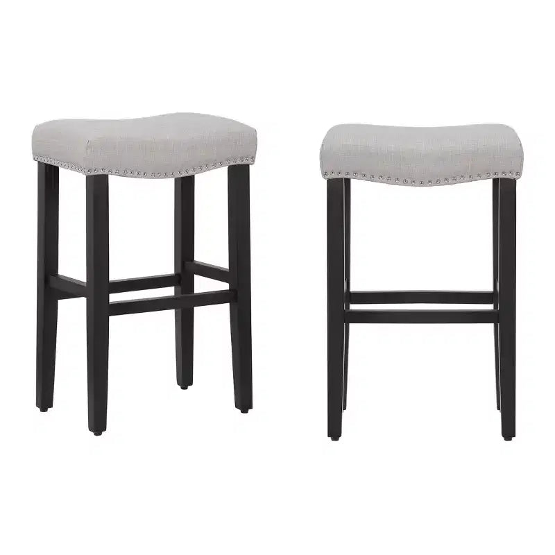 Tabouret de bar à selle rembourré
