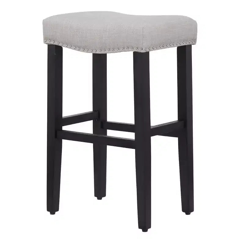 Tabouret de bar à selle rembourré