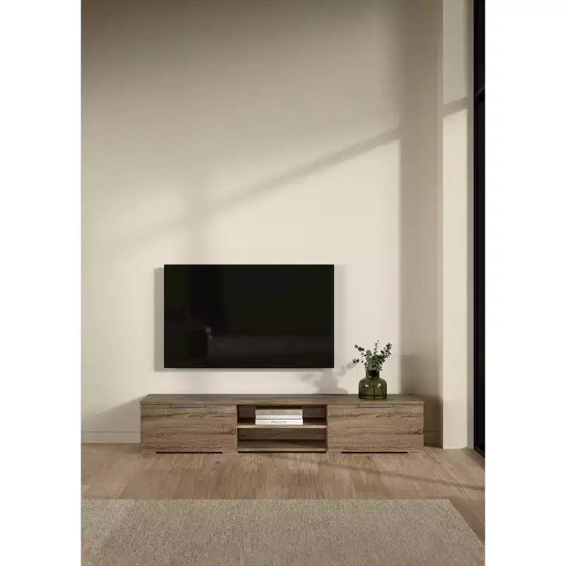 Meuble TV Étagère Chêne