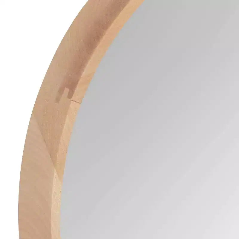 Miroir mural décoratif à cadre en bois