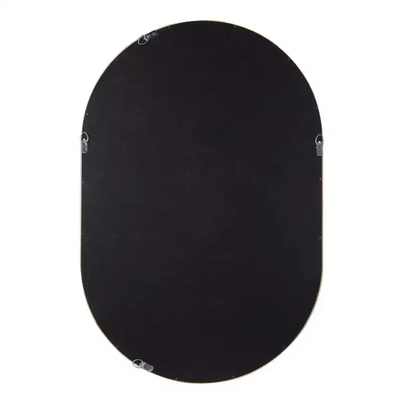 Miroir mural capsule encadré de bois