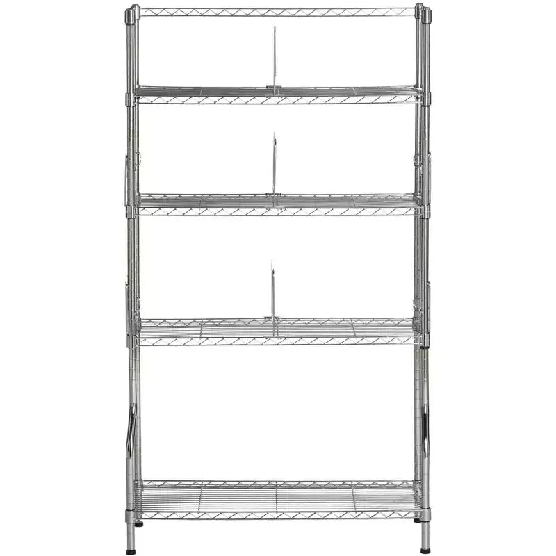 Fernand Wire Book Rack - HAC1017 - Chrome - Safavieh