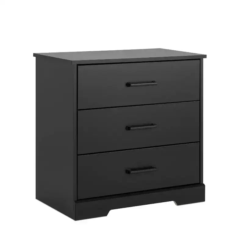 Table de chevet rustique avec 3 tiroirs