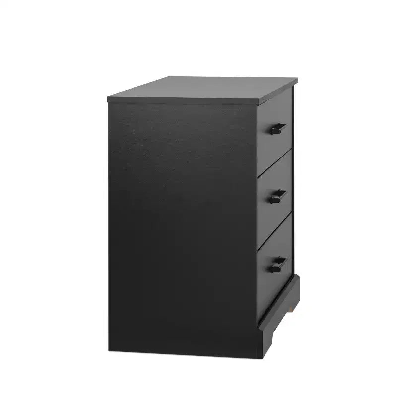 Table de chevet rustique avec 3 tiroirs
