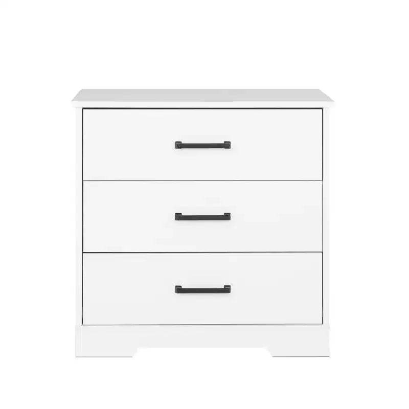 Table de chevet rustique avec 3 tiroirs