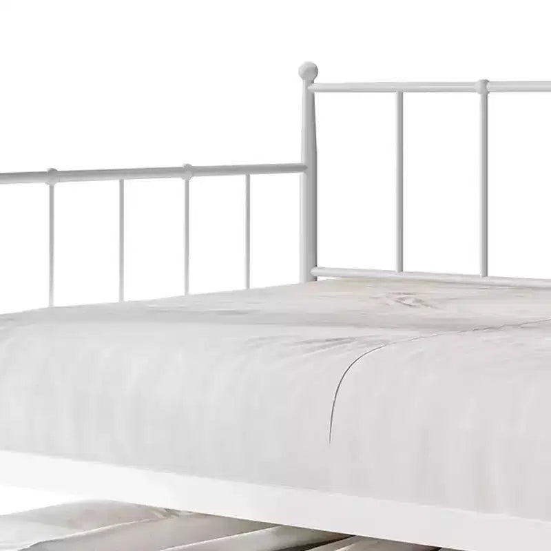 Lit de repos en métal avec lit gigogne