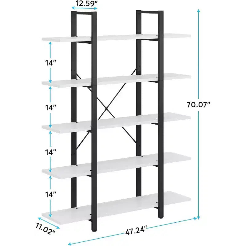 Étagère sur pied à 5 niveaux