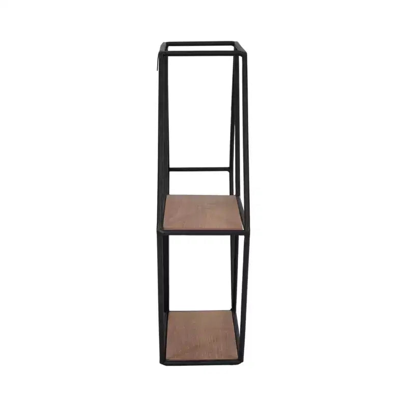 Étagère murale hexagonale à miroir - Métal contemporain