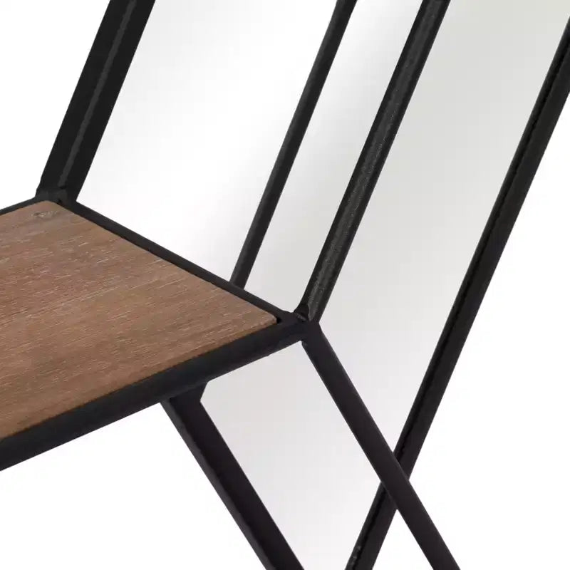 Étagère murale hexagonale à miroir - Métal contemporain