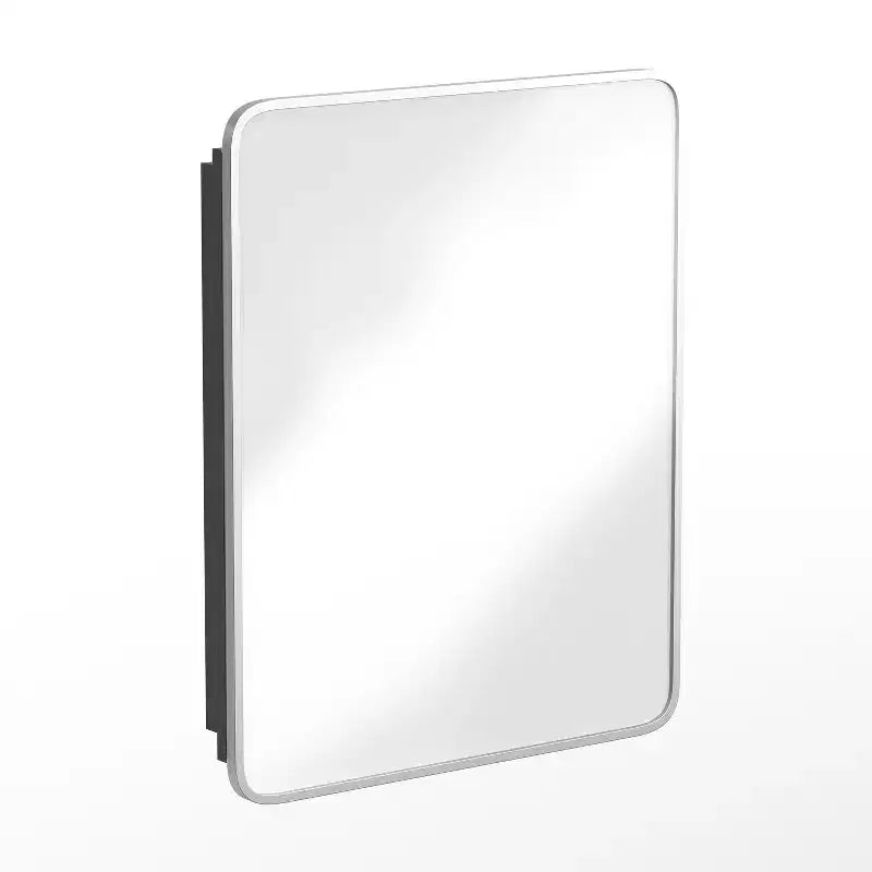 Armoire de toilette à cadre métallique avec design encastré réversible