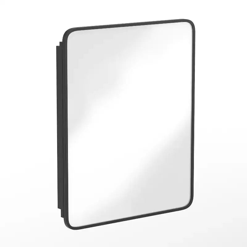Armoire de toilette à cadre métallique avec design encastré réversible