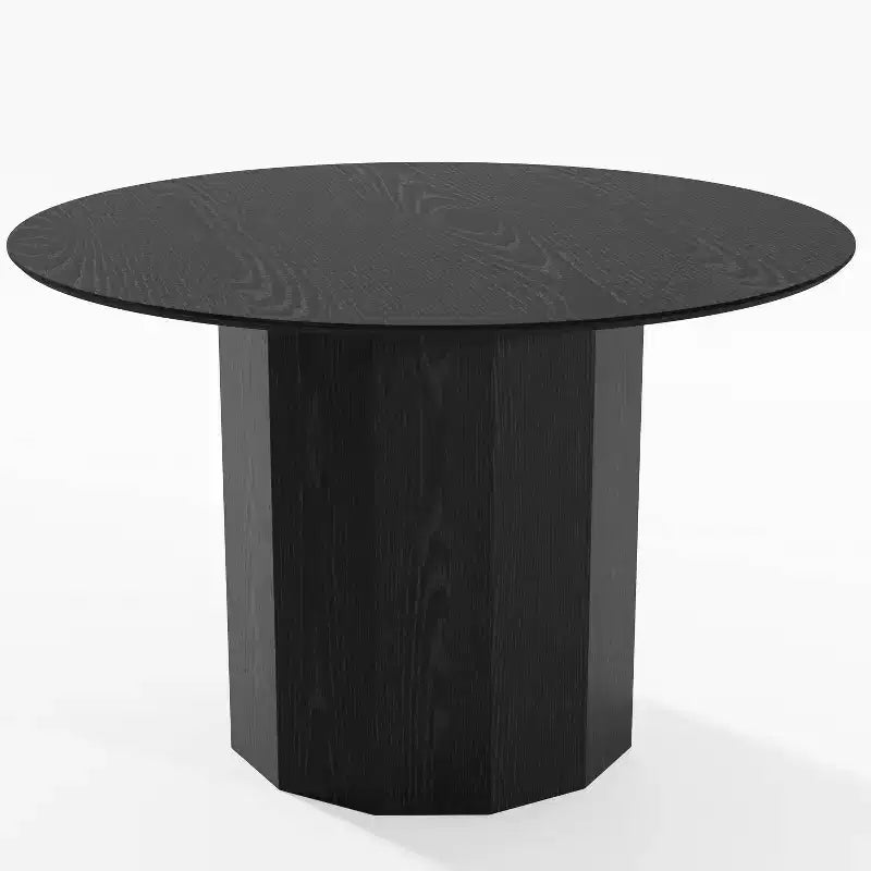 Table de salle à manger ronde de style Mid-Century - Table de cuisine en bois