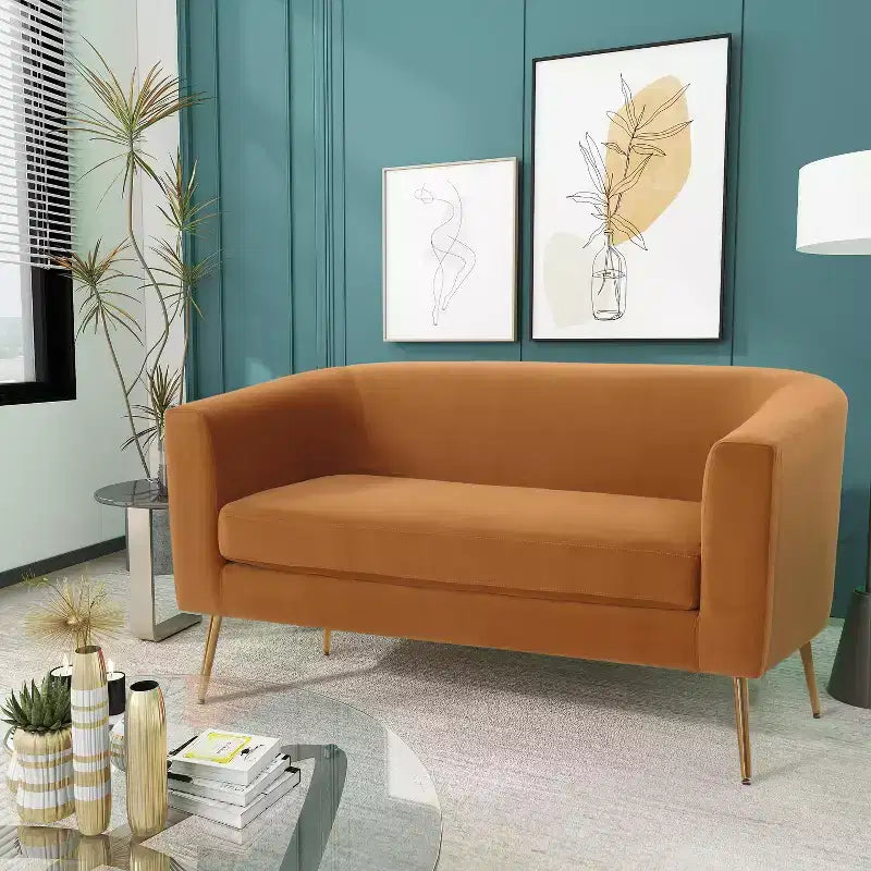 Causeuse glamour d'intérieur