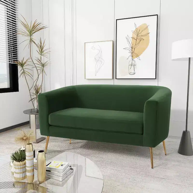 Causeuse glamour d'intérieur