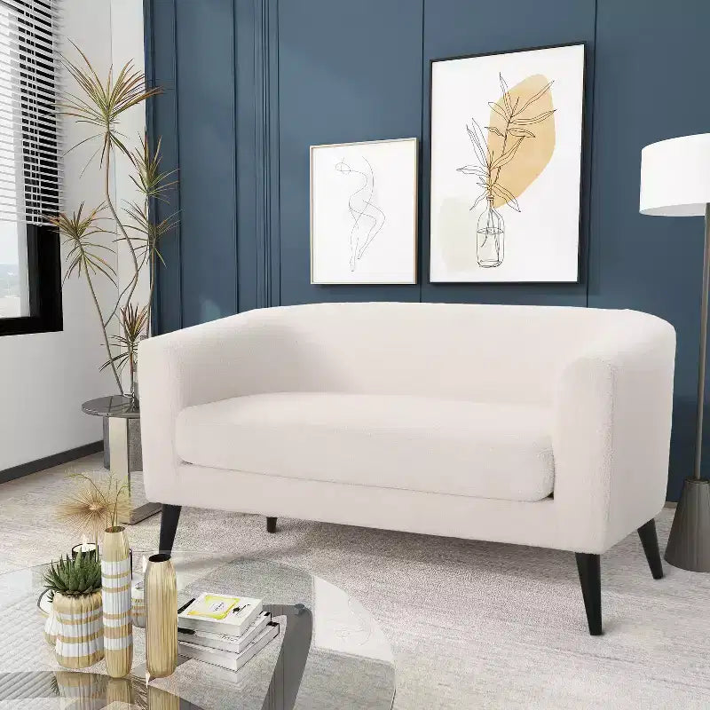 Causeuse glamour d'intérieur