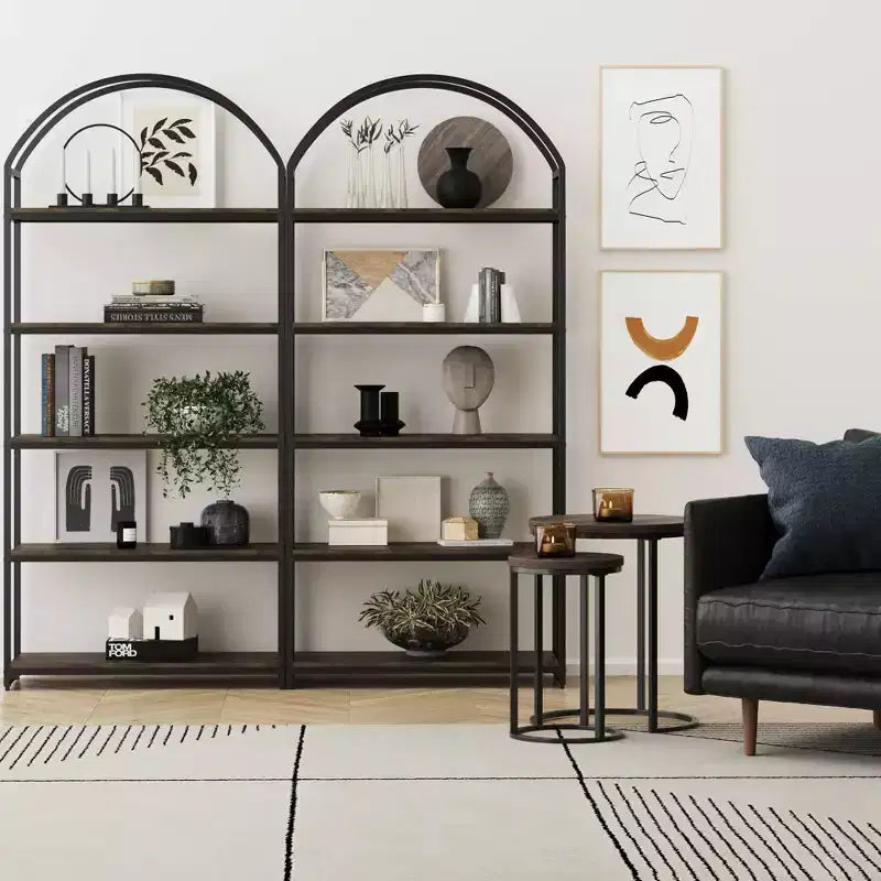 Lot de 2 bibliothèques
