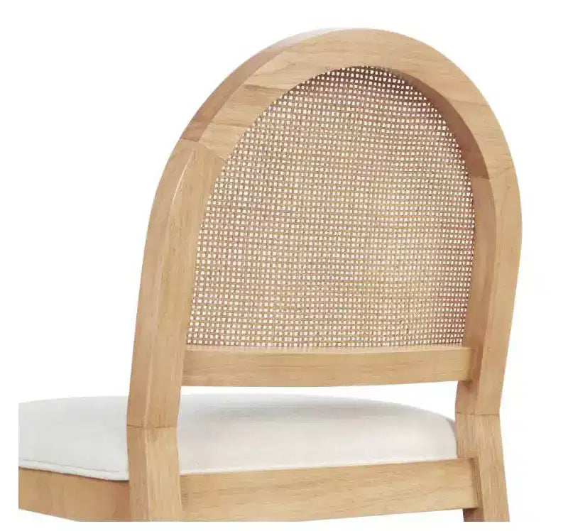 Lot de 2 chaises de salle à manger en bouclette