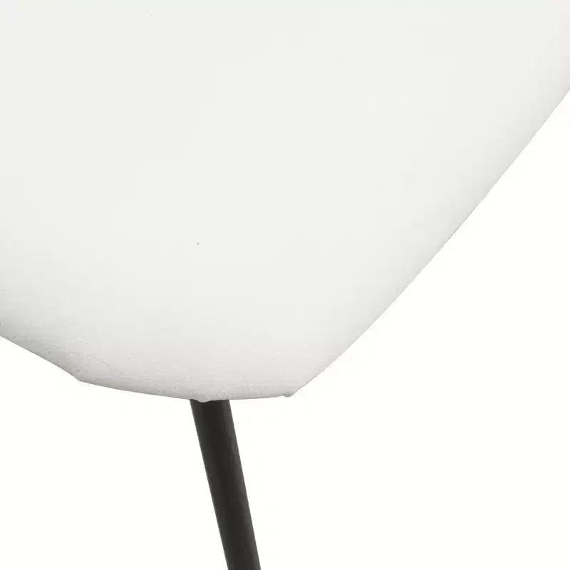 Lot de 2 chaises de salle à manger modernes rembourrées, assise en cuir et dossier en hêtre