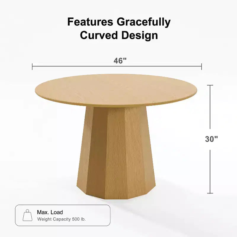 Table à manger ronde Cuisine moderne en bois