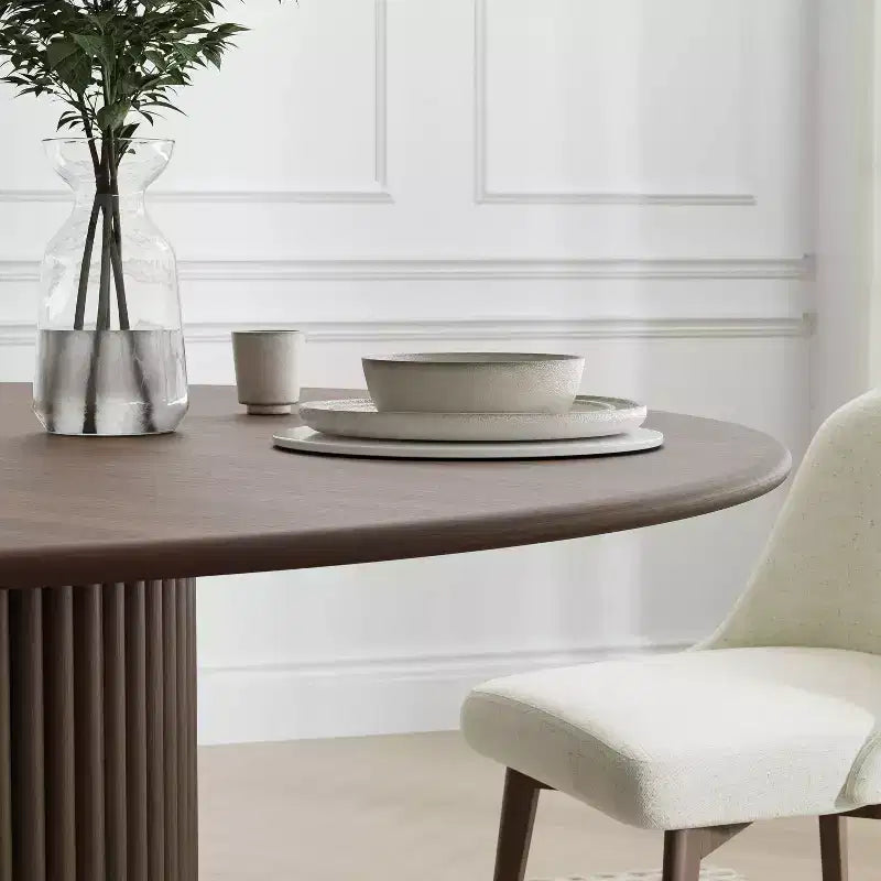 Table à manger ronde Cuisine moderne en bois