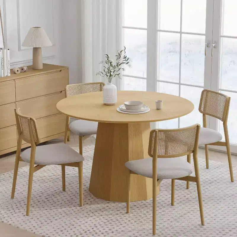Table à manger ronde Cuisine moderne en bois