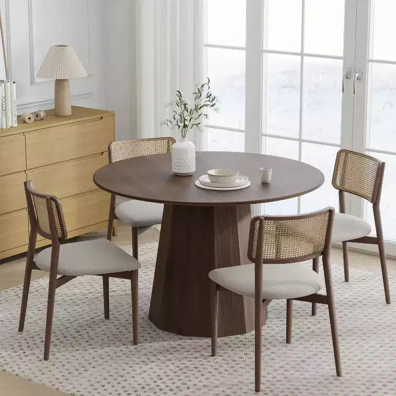Table à manger ronde Cuisine moderne en bois