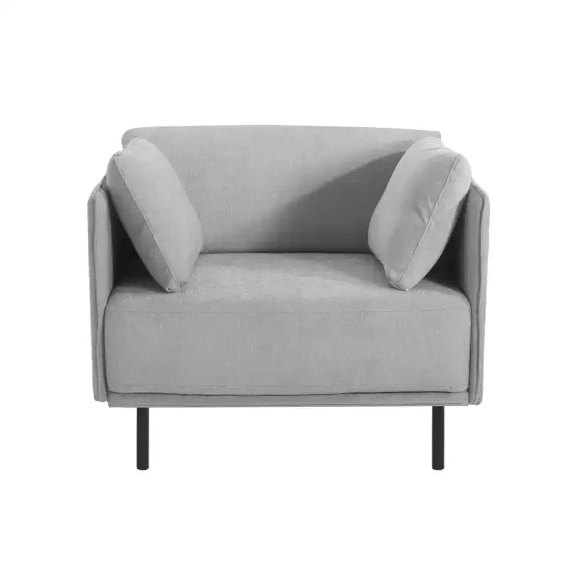 Fauteuil d'appoint rembourré avec coussins