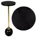JONATHAN Y Evelyn 26 Modern Glam Metal/Resin Mosaic Top Pedestal Drink Table and Decorative End Table