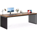 Lantine 78.74 Extra Long Computer Desk 2 Person Desk for Home Office