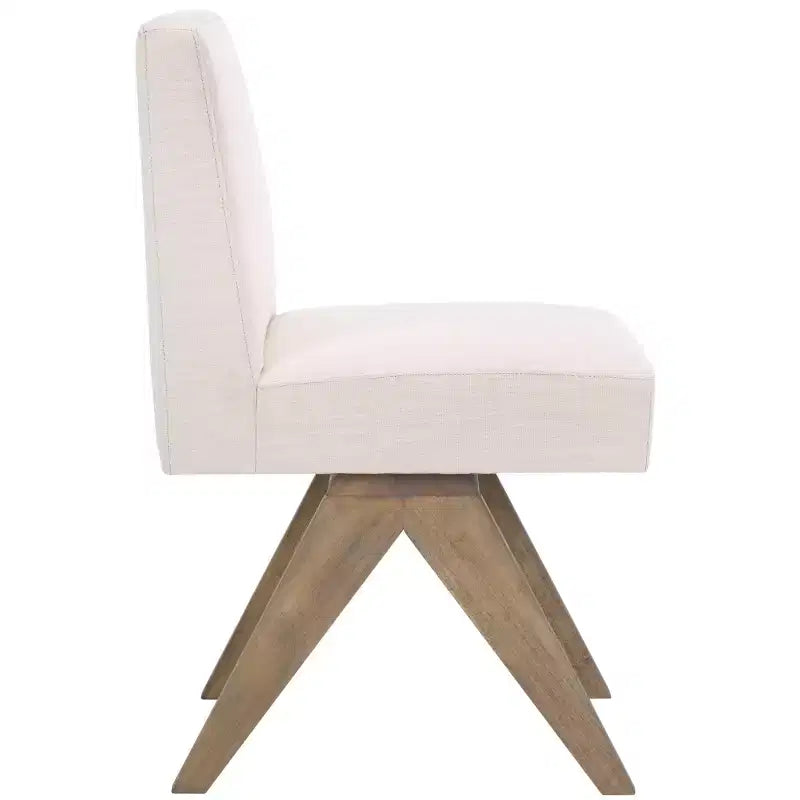 Chaise de salle à manger blanche