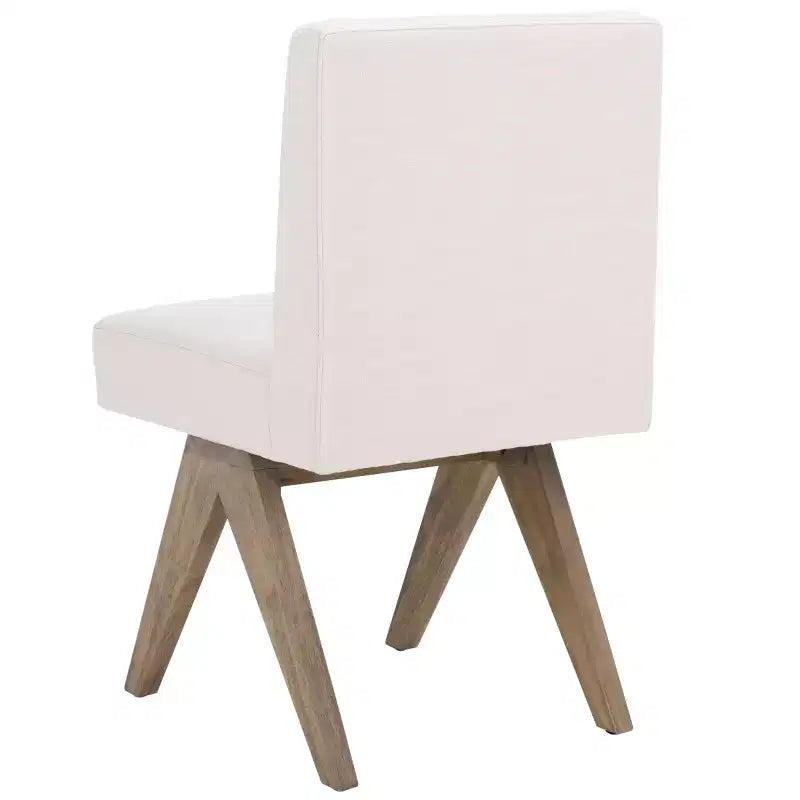 Chaise de salle à manger blanche