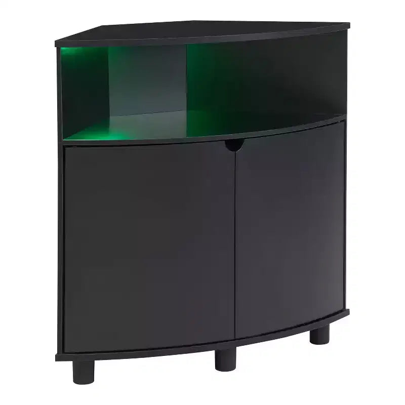 Meuble d'angle avec éclairage LED