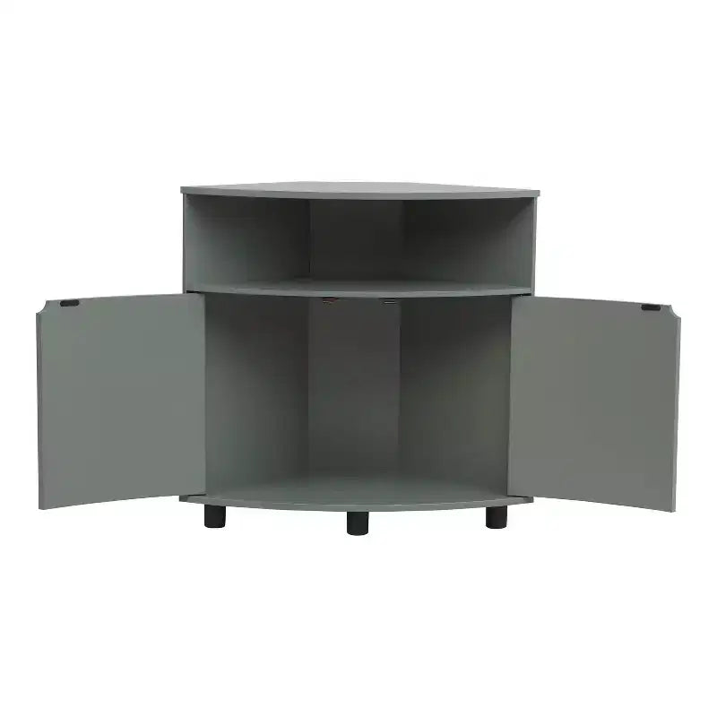 Meuble d'angle avec éclairage LED