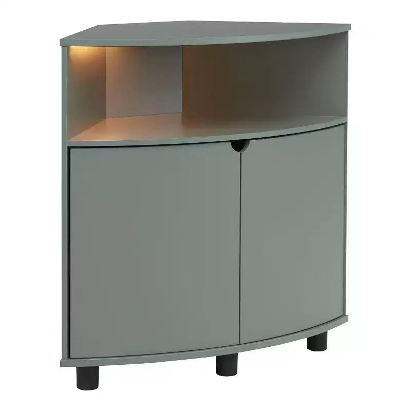 Meuble d'angle avec éclairage LED