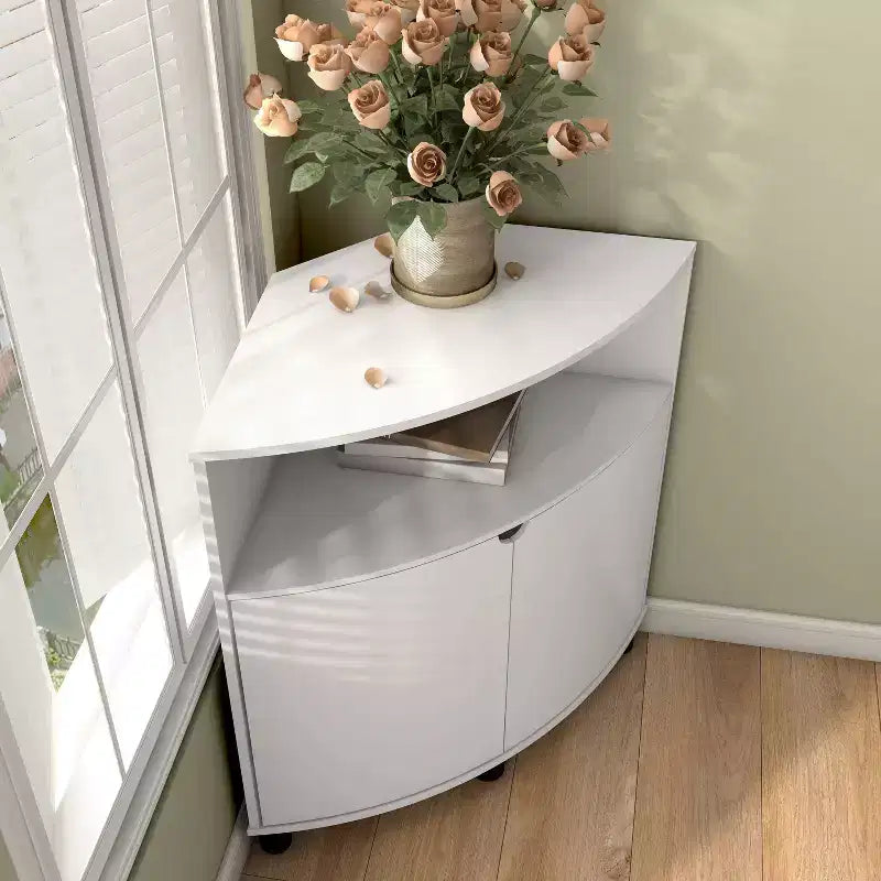 Meuble d'angle avec éclairage LED