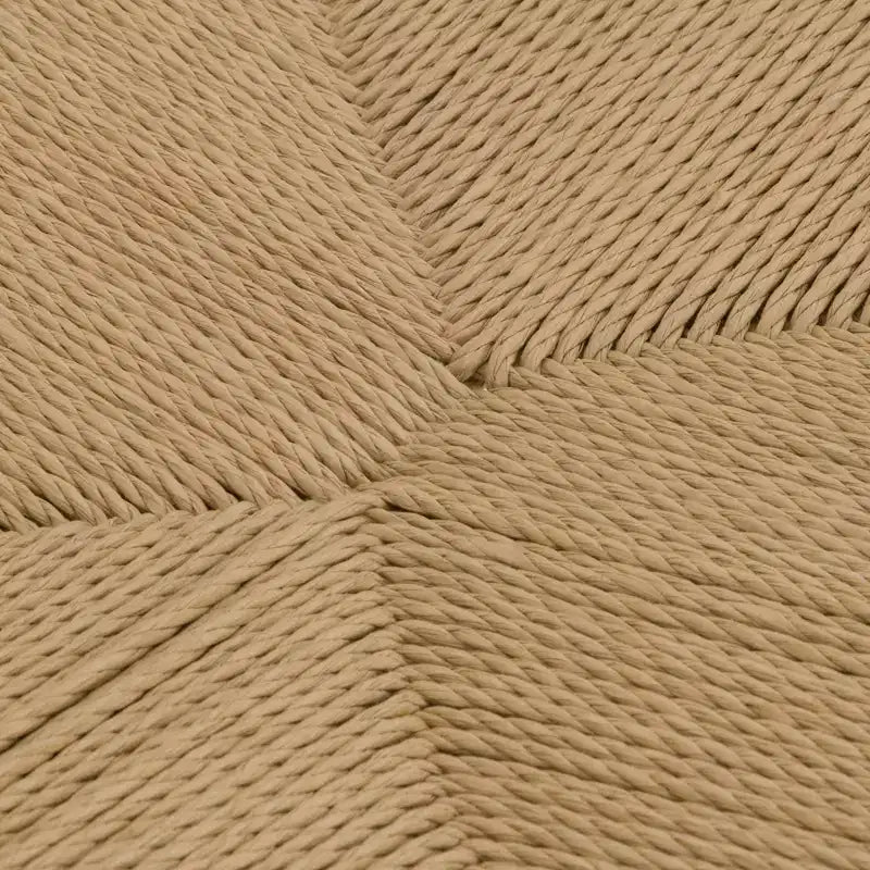 Lot de 2 chaises de salle à manger en bois et corde de papier tressée